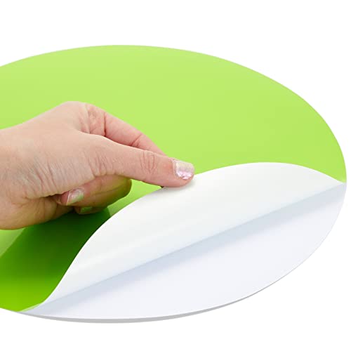 24-Pack Dry Erase Dots for Classroom Tables, Peel and Stick Removeable Circle Vinyl Sticker Spots for Whiteboards, Desks, Wall Decals, Student, Teacher School Supplies, 8 Rainbow Colors (11-Inch) - Image 4