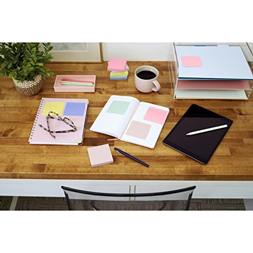 Post-it Greener Notes, 3x3 in, 24 Pads, America's #1 Favorite Sticky Notes, Sweet Sprinkles Collection, Pastel Colors, Clean Removal, 100% Recycled Material (654R-24CP-AP) - Image 4
