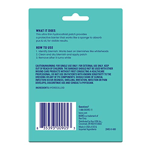 Biore Pimple Patches, Cover & Conquer Blemish Patch, Medical Grade Ultra-Thin Hydrocolloid for Covering Zits and Blemishes, HSA/FSA Approved, 30 count - Image 2