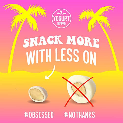 SKINNYDIPPED Strawberry Lemonade Almonds, Limited Edition, Healthy Snack, Plant Protein, Gluten Free, 3.5 oz Resealable Bags, Pack of 5 - Image 4