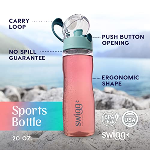 BPA Free Water Bottle | Clear Plastic Water Bottles | Sports Gym Bottle | 20-24 oz | sport water bottles | reusable water bottles | Smart Sports Bottle - Image 7