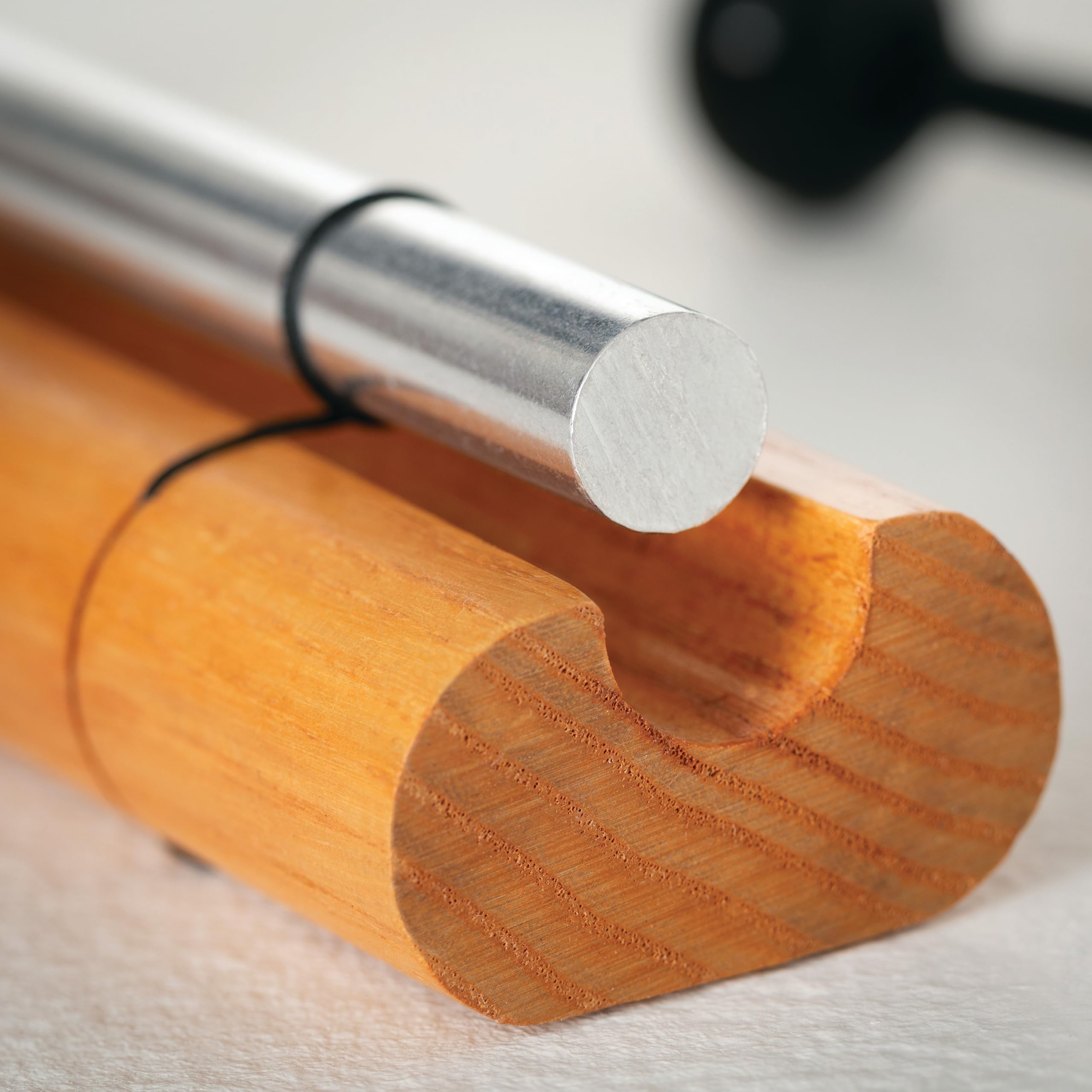 Woodstock Wind Chimes Zenergy Solo Hand Chime, Silver (7") Musically Tuned for Meditation, Yoga and Mindfulness, Bell Percussion Instrument For Teachers and Classrooms - Image 8